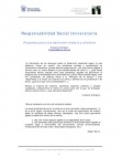 11 pag&iacute;na(s) 104.65 KB RSU, RSE, Responsabilidad Social Universitaria