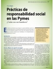 4 pag&iacute;na(s) 478.17 KB sostentabilidad, RSE, Responsabilidad Social Empresarial, PYME, Medio ambiente, Competitividad