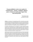 12 pag&iacute;na(s) 306.49 KB Responsabilidad Social Empresarial, Responsabilidad Social Corporativa, Medios de comunicación, Impacto