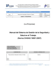 33 pag&iacute;na(s) 377.44 KB sitema de gestión, Seguridad, Salud, RSE, Responsabilidad social, Manual