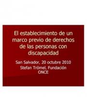 8 pagína(s) 191 KB Integración, Convención, Discapacidad, Naciones Unidas
