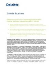 4 pagína(s) 151.57 KB Sustentabilidad empresarial, Deloitte, Indice Sustentabilidad Bolsa Mexicana de Valores