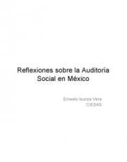 8 pagína(s) 62.86 KB Ponencias, ISE, Ciudadanía, Auditoría Social