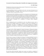 2 pagína(s) 11.92 KB Sostenibilidad, RSE, Economía, Capitalismo
