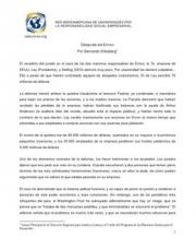 2 pagína(s) 48.8 KB RSE, Quiebra, ENRON, EEUU, Balances