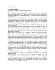 3 pagína(s) 18.81 KB RS, Responsabilidad social, Productos alimenticios, Precio de la materias primas, Ponencias, Política alimentaria, Alimentación