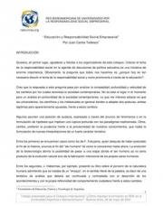 10 pagína(s) 219.45 KB Universidad, Solidaridad, RSE, Responsabilidad, Ponencias