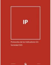 11 pagína(s) 84.81 KB Sociedad, Reportes, Indicadores, GRI, Estudios y publicaciones