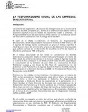 5 pagína(s) 93.39 KB Voluntariedad, Voluntariados, RSE, RSC, RS, Responsabilidad social, Integración y eficiencia, Dimensión y naturaleza social, Dimensión y naturaleza medioambiental