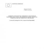 15 pagína(s) 136.01 KB UE, RSE, Responsabilidad social, Comunicación, Comisión Europea