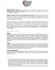 4 pagína(s) bytes Situación de Calle, Jovenes, Homeless Word Cup, futbol social, Fútbol, Deporte para el Desarrollo