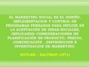 Duración 18:0 sociotecnia, Marketing social, cambio social